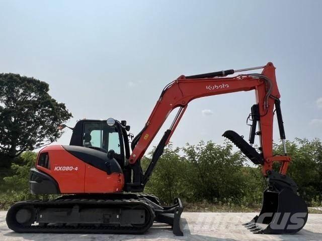 Kubota KX080-4A Гусеничні екскаватори