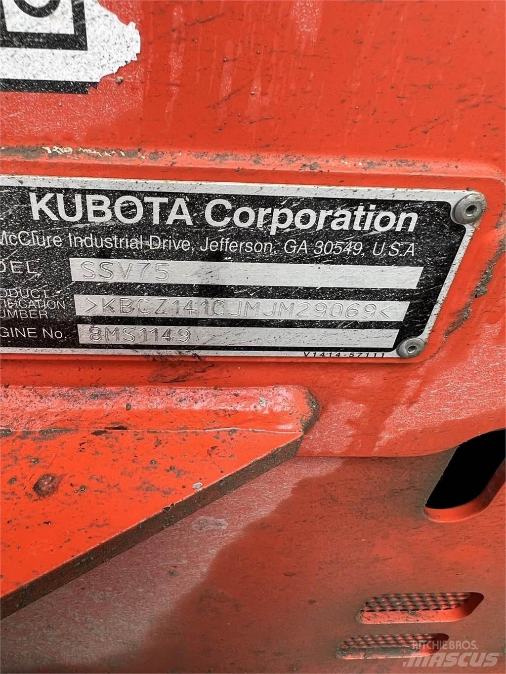 Kubota SSV75 Міні-навантажувачі
