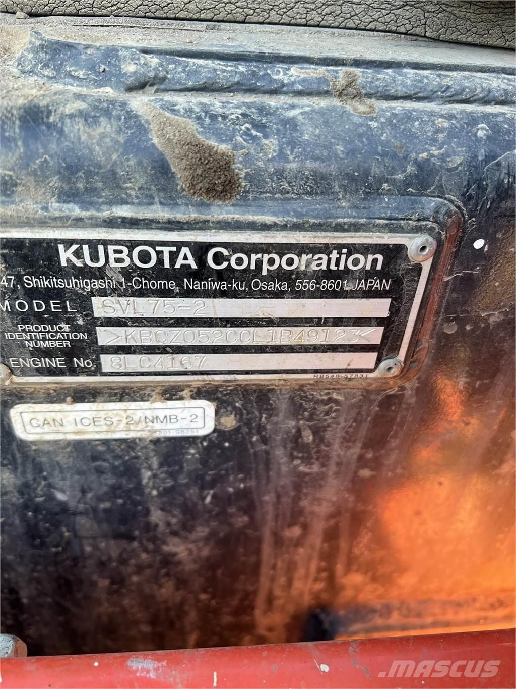 Kubota SVL75-2 Міні-навантажувачі