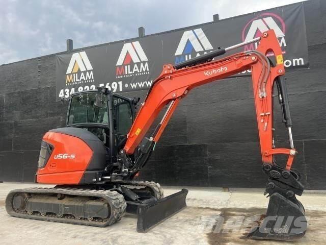 Kubota U56-5 Міні-екскаватори < 7т