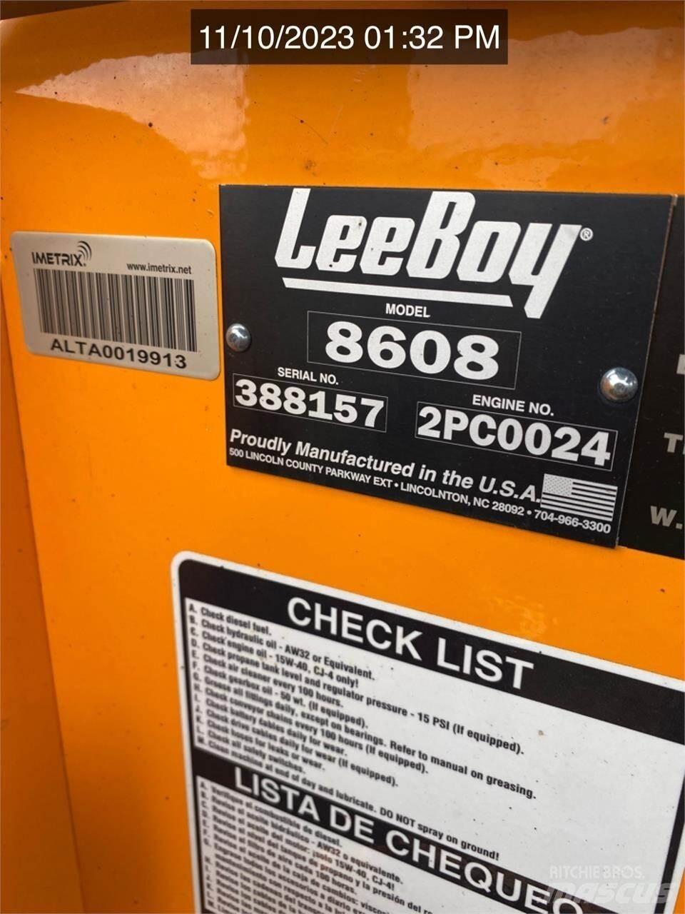 LeeBoy 8608 Асфальтовкладачі