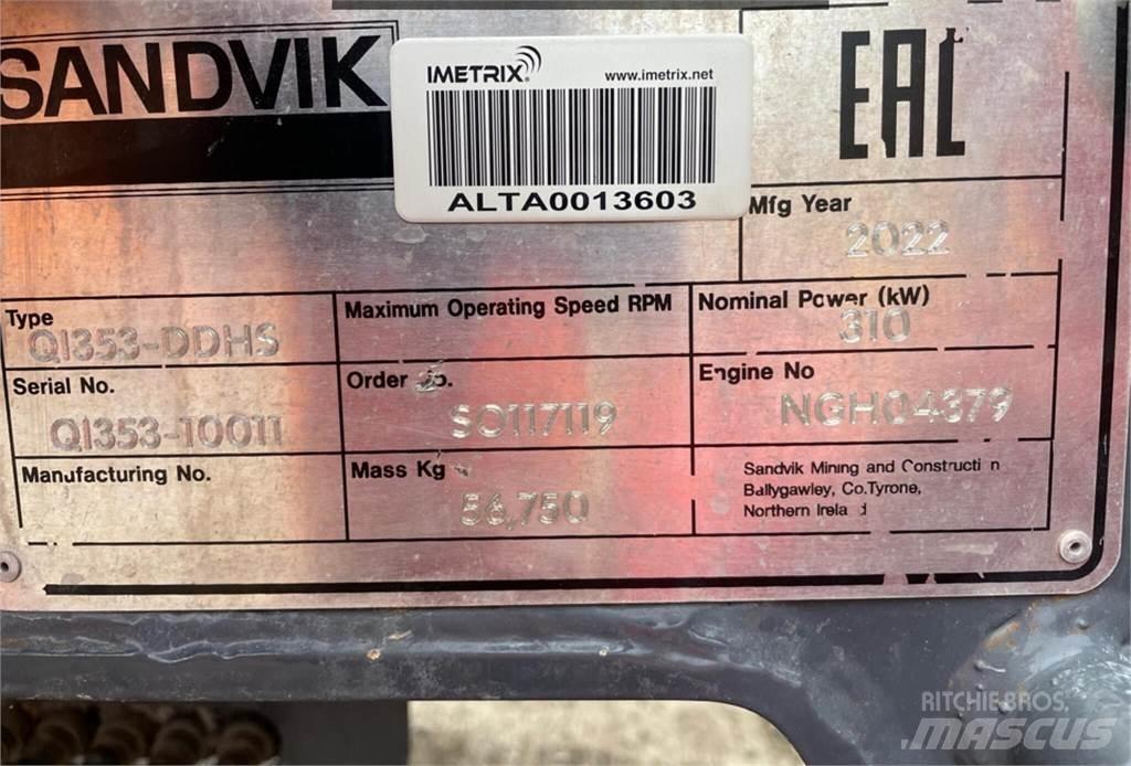 Sandvik QI353-DDHS Роздрібнювачі