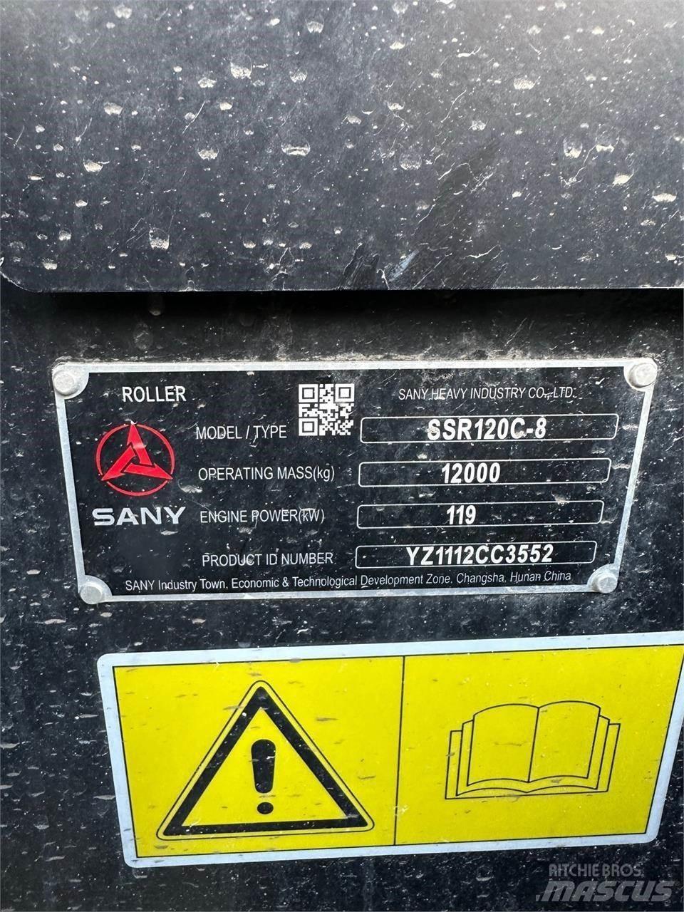 Sany SSR120C-8 Котки тротуарні