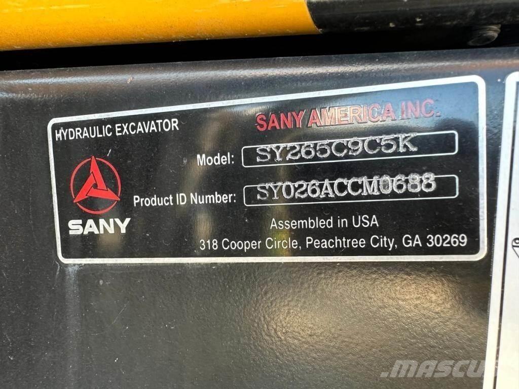 Sany SY265C LC Гусеничні екскаватори