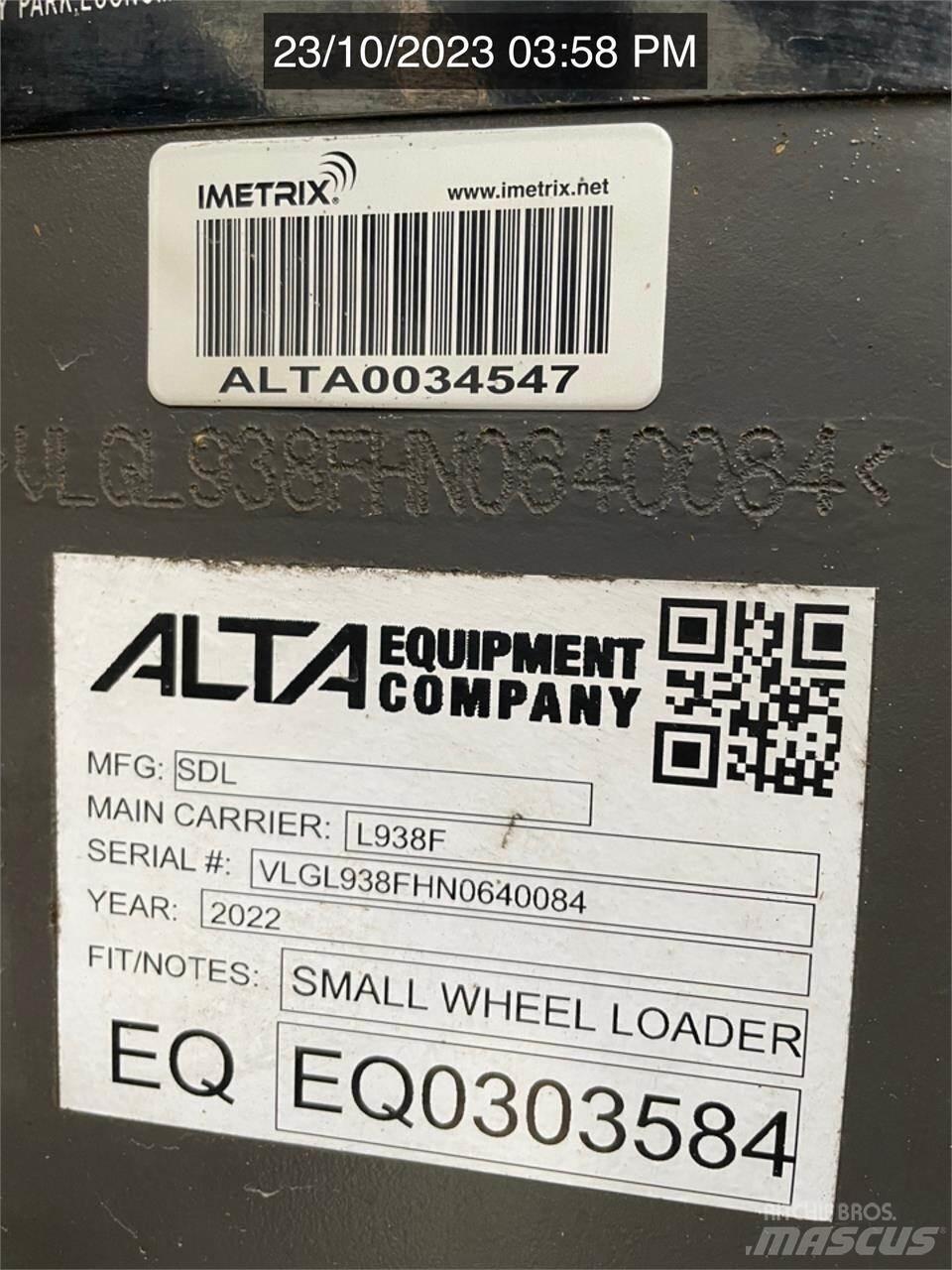 SDLG L938F Фронтальні навантажувачі