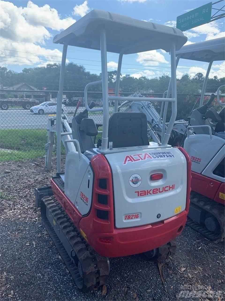Takeuchi TB216 Міні-екскаватори < 7т