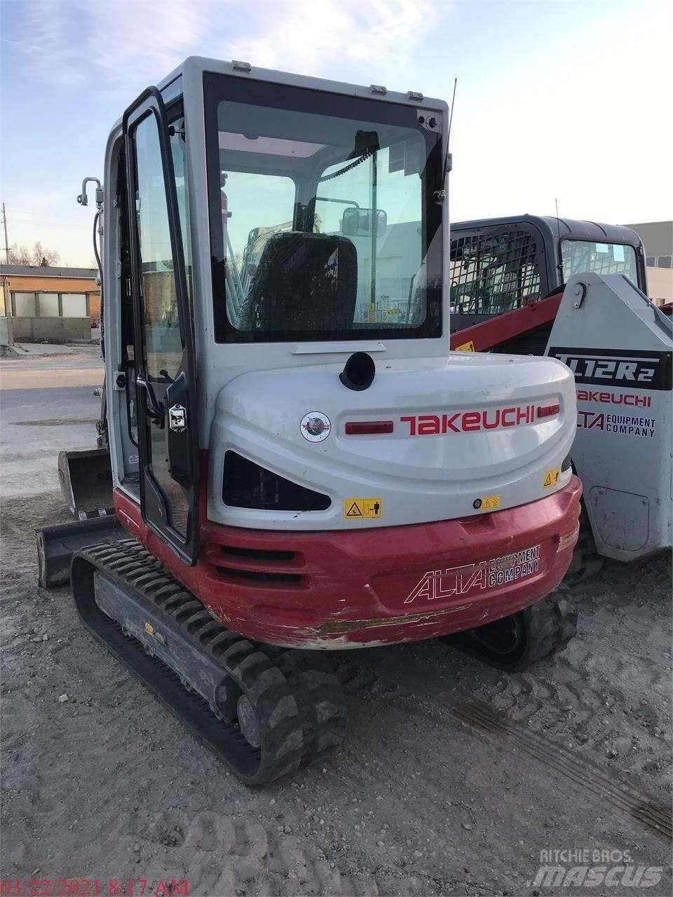 Takeuchi TB240 Міні-екскаватори < 7т