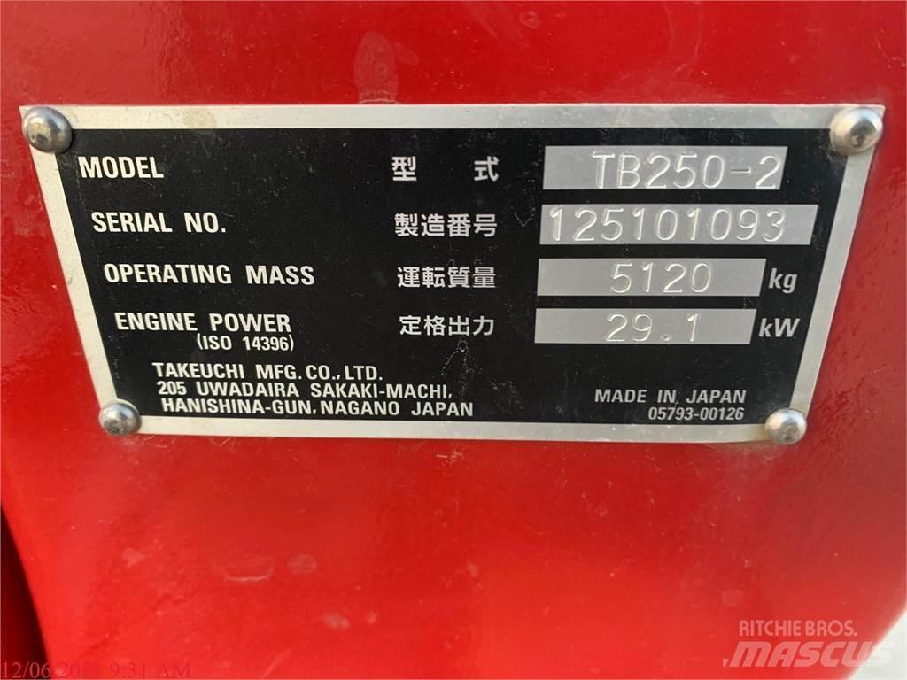 Takeuchi TB250-2 Міні-екскаватори < 7т