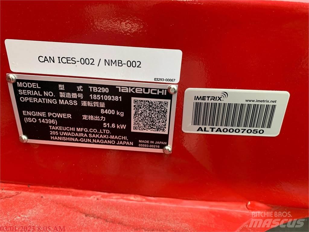 Takeuchi TB290 Гусеничні екскаватори