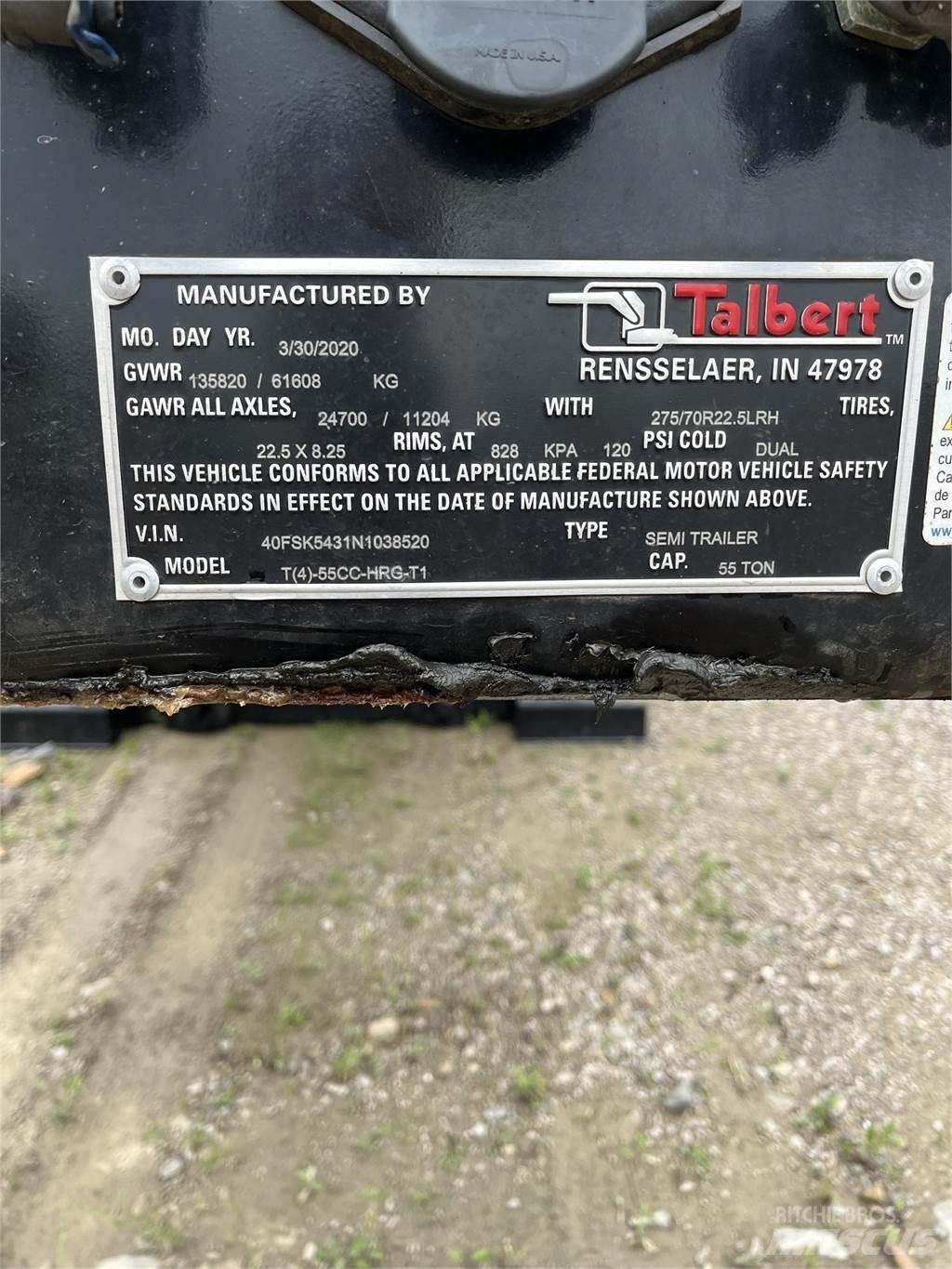 Talbert  Низькорамні напівпричепи