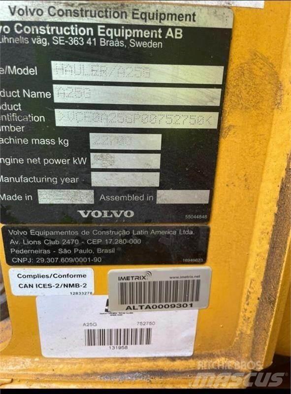 Volvo A25G Зчленовані самоскиди