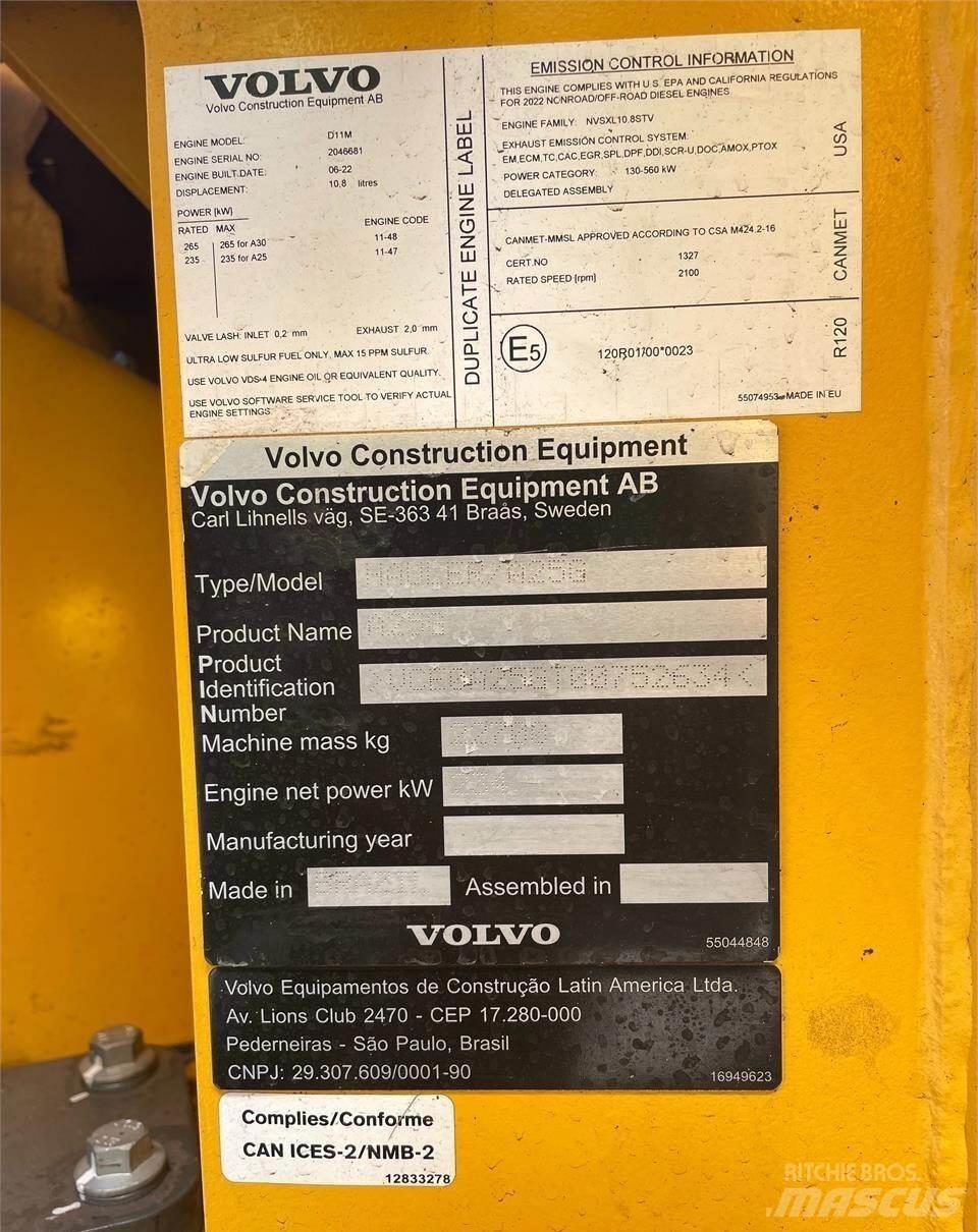 Volvo A25G Зчленовані самоскиди