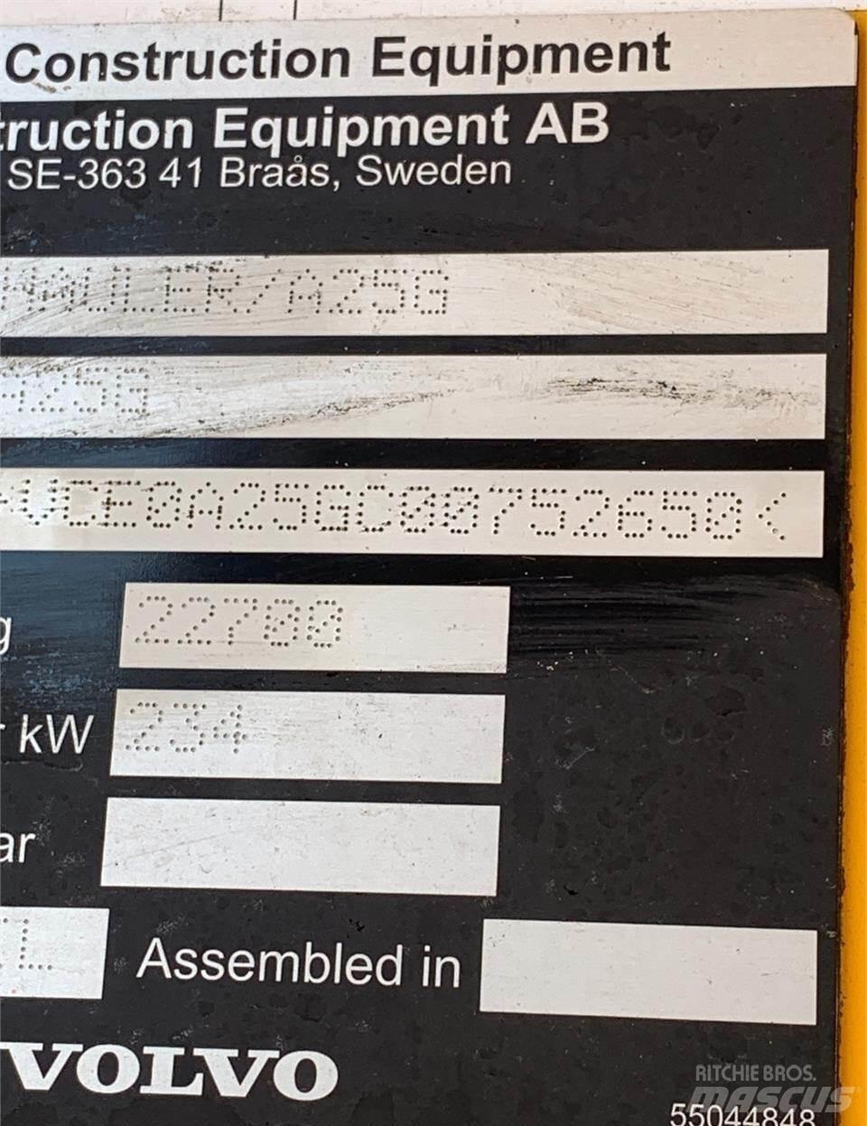 Volvo A25G Зчленовані самоскиди
