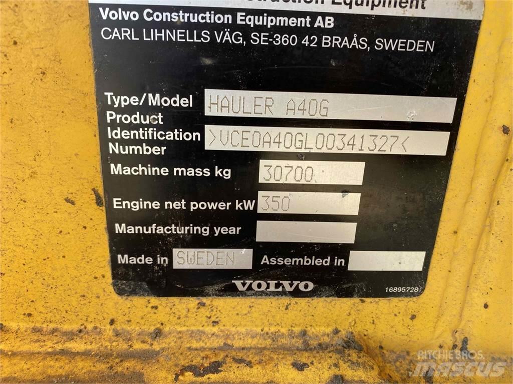 Volvo A40G Зчленовані самоскиди
