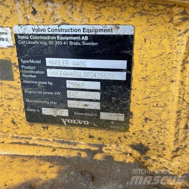 Volvo A40G Зчленовані самоскиди