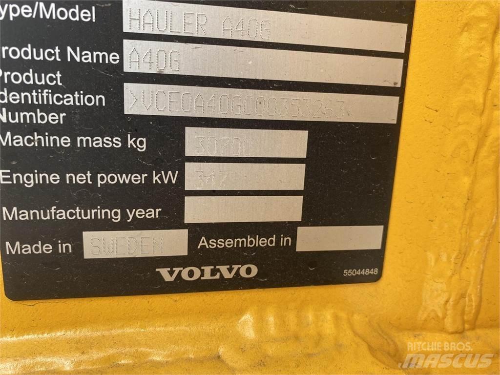 Volvo A40G Зчленовані самоскиди
