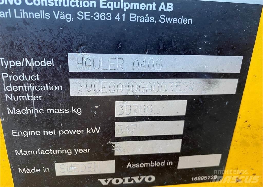 Volvo A40G Зчленовані самоскиди