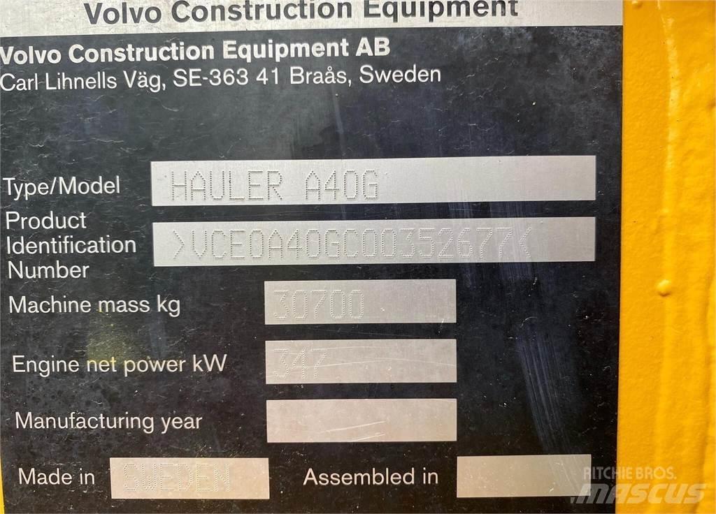 Volvo A40G Зчленовані самоскиди