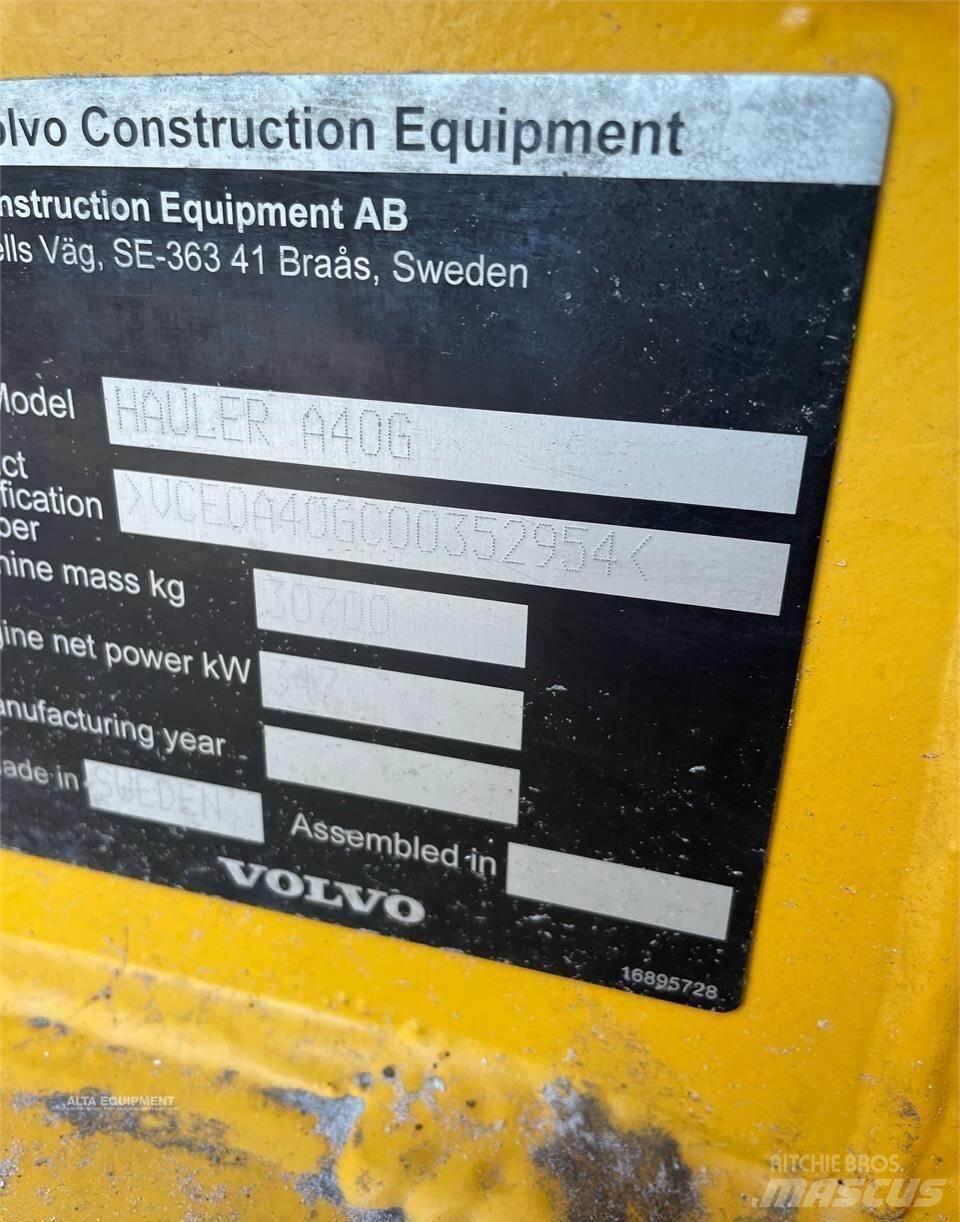 Volvo A40G Зчленовані самоскиди