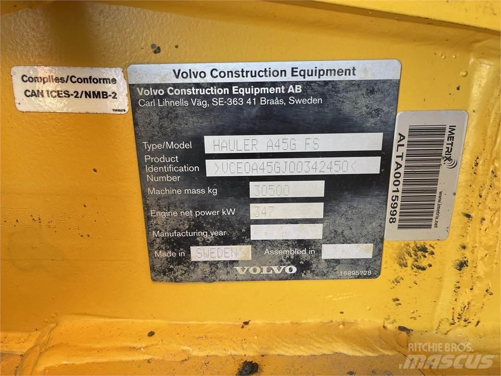 Volvo A45G FS Зчленовані самоскиди