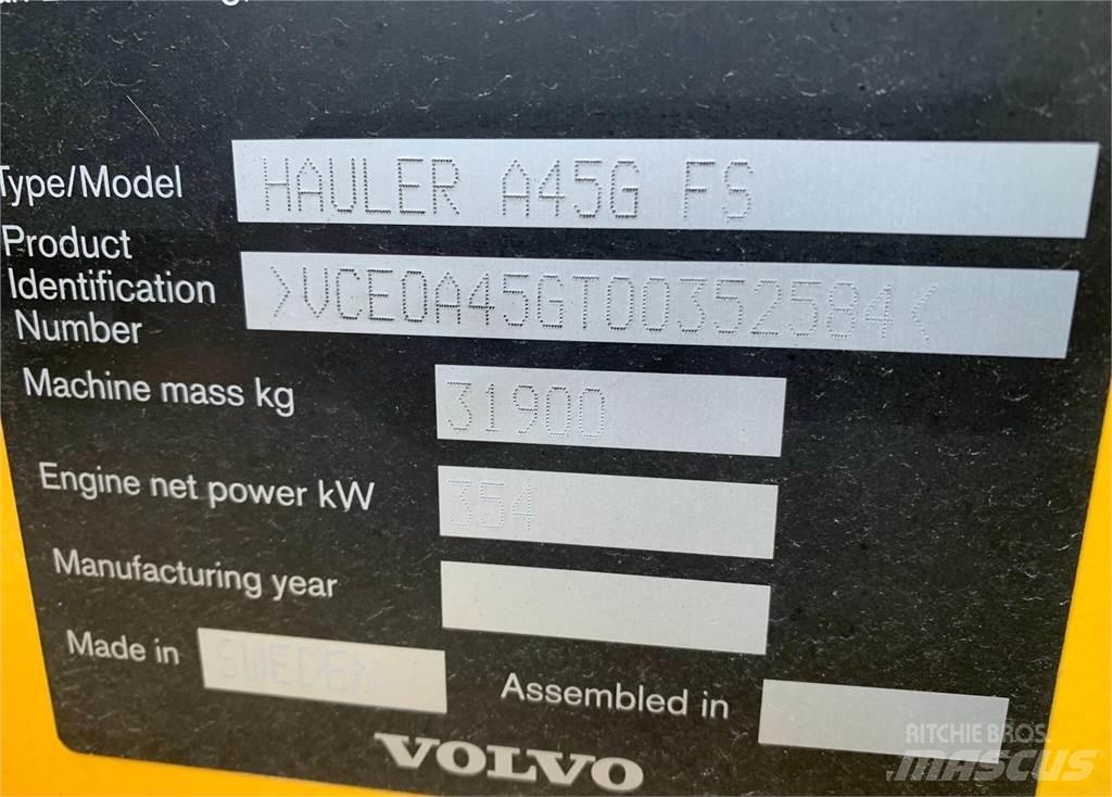 Volvo A45G FS Зчленовані самоскиди