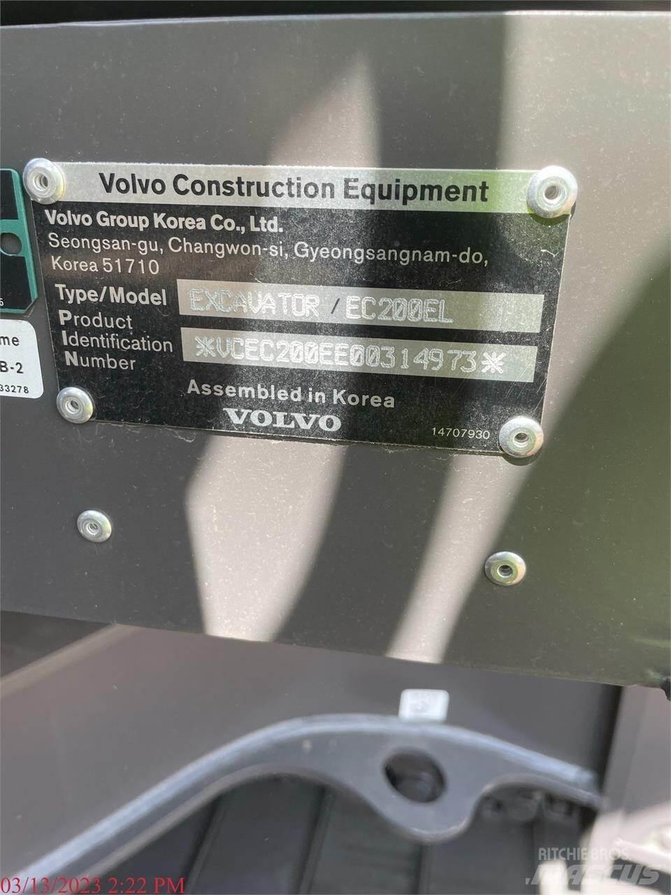 Volvo EC200EL Гусеничні екскаватори