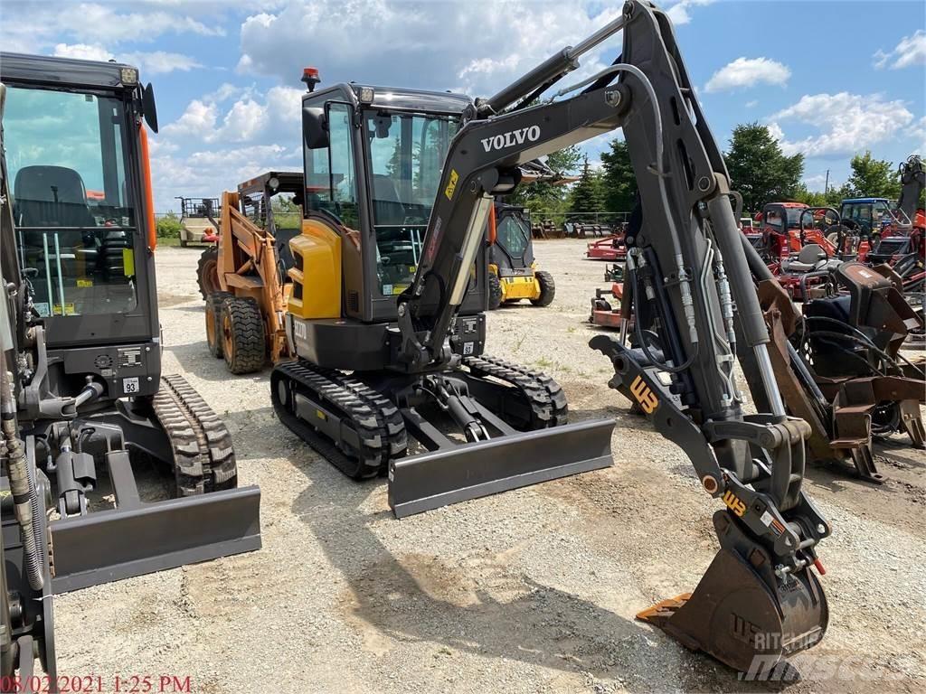 Volvo EC27D Міні-екскаватори < 7т