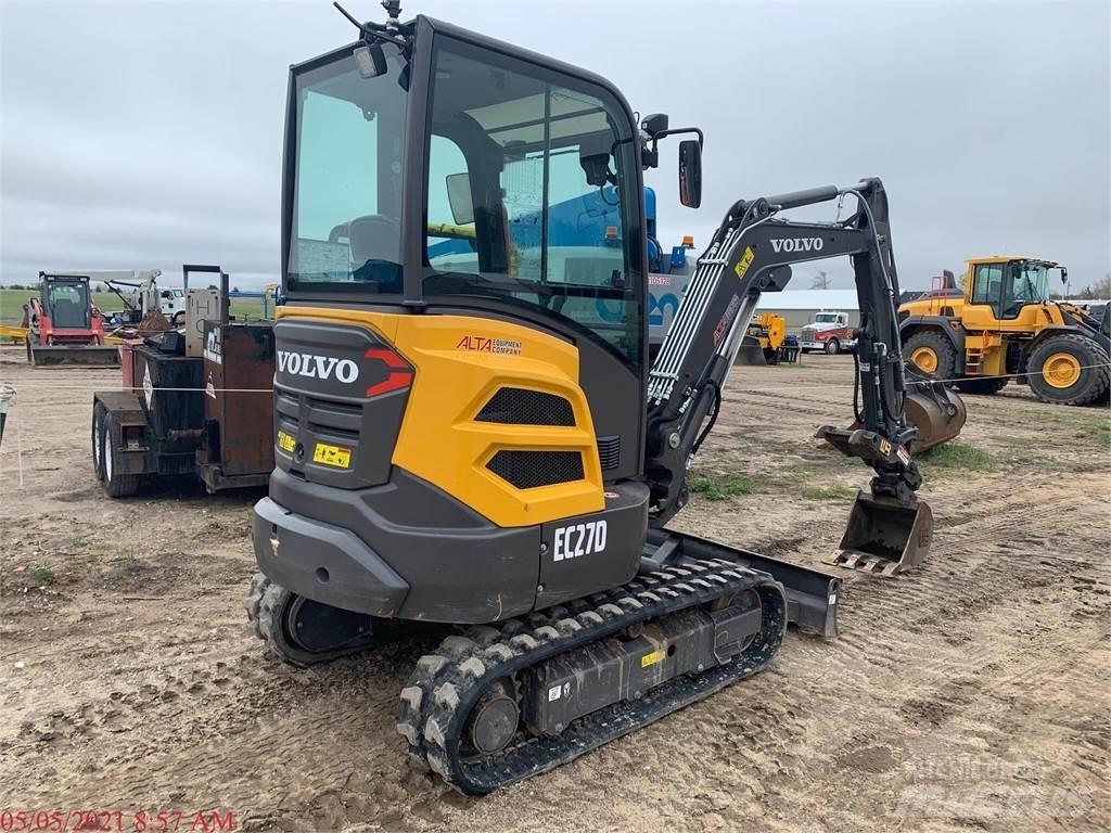 Volvo EC27D Міні-екскаватори < 7т