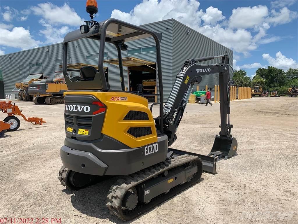 Volvo EC27D Міні-екскаватори < 7т