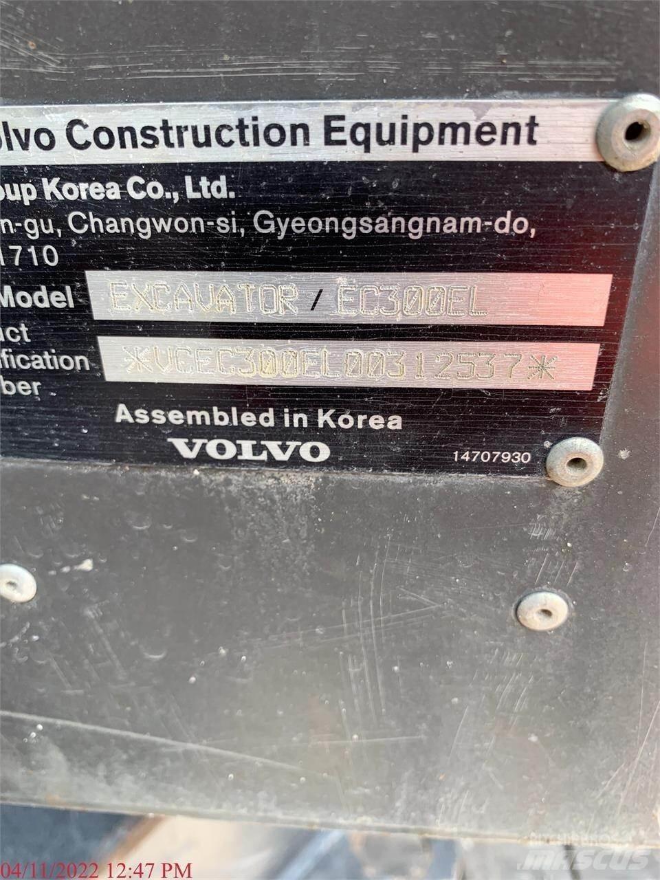 Volvo EC300EL Гусеничні екскаватори