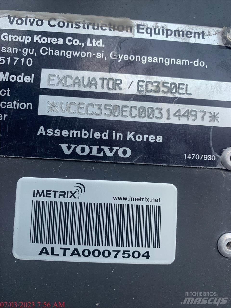 Volvo EC350EL Гусеничні екскаватори