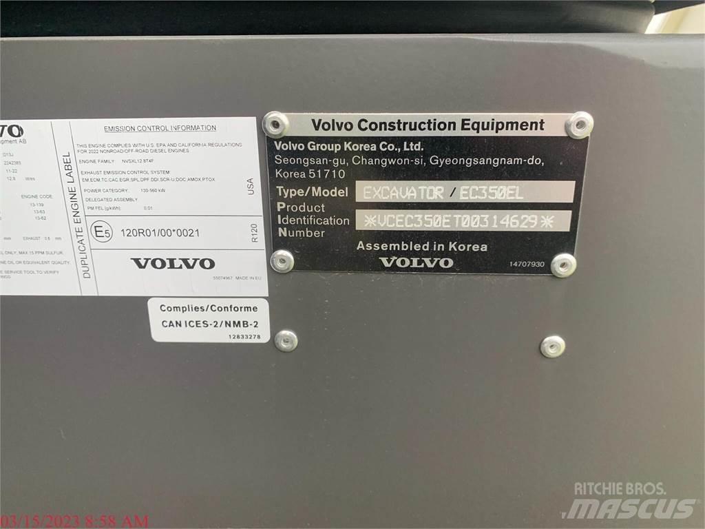 Volvo EC350EL Гусеничні екскаватори