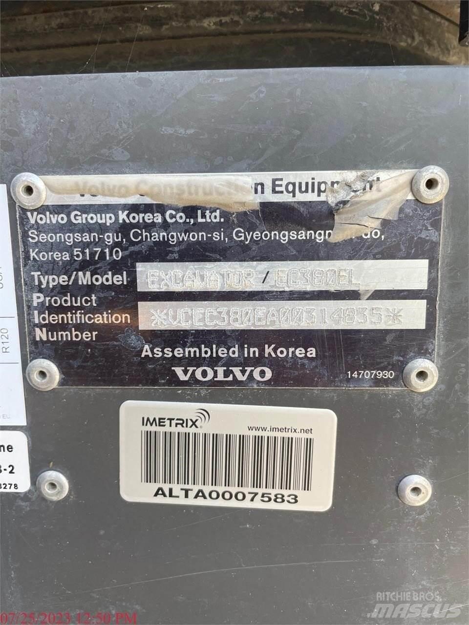 Volvo EC380EL Гусеничні екскаватори