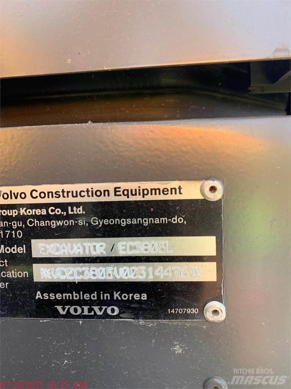 Volvo EC380EL Гусеничні екскаватори