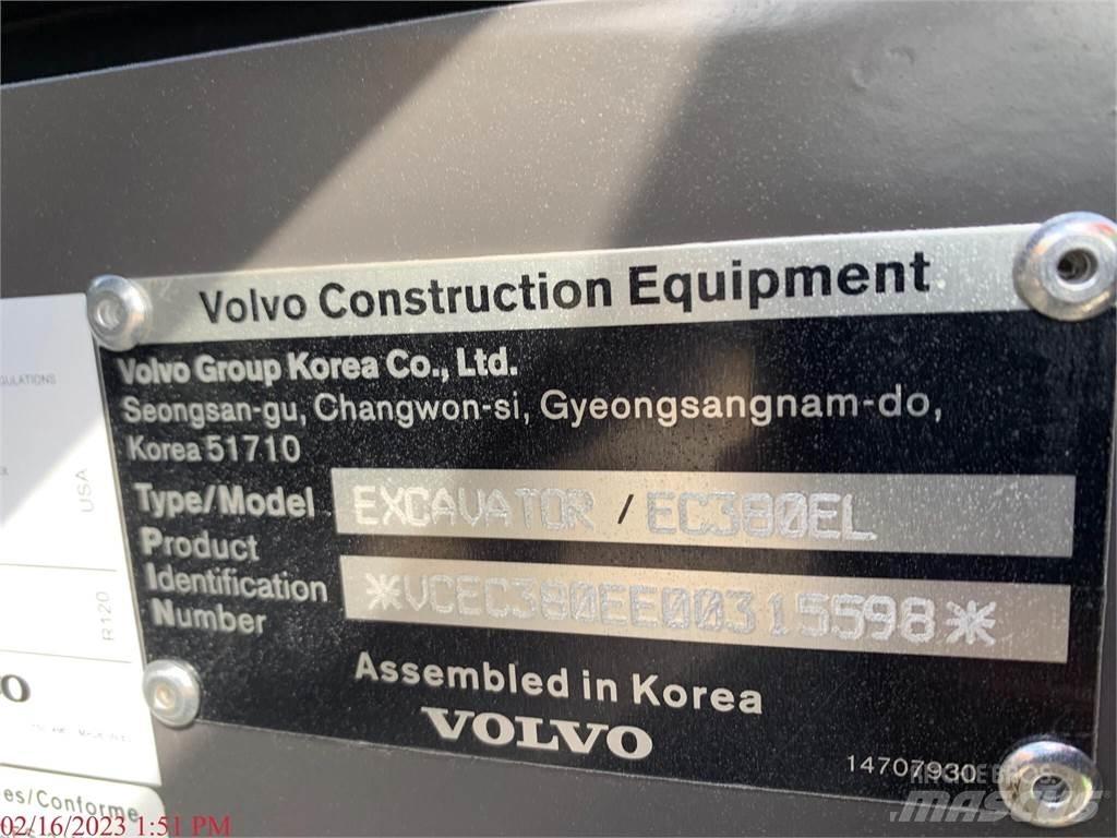 Volvo EC380EL Гусеничні екскаватори