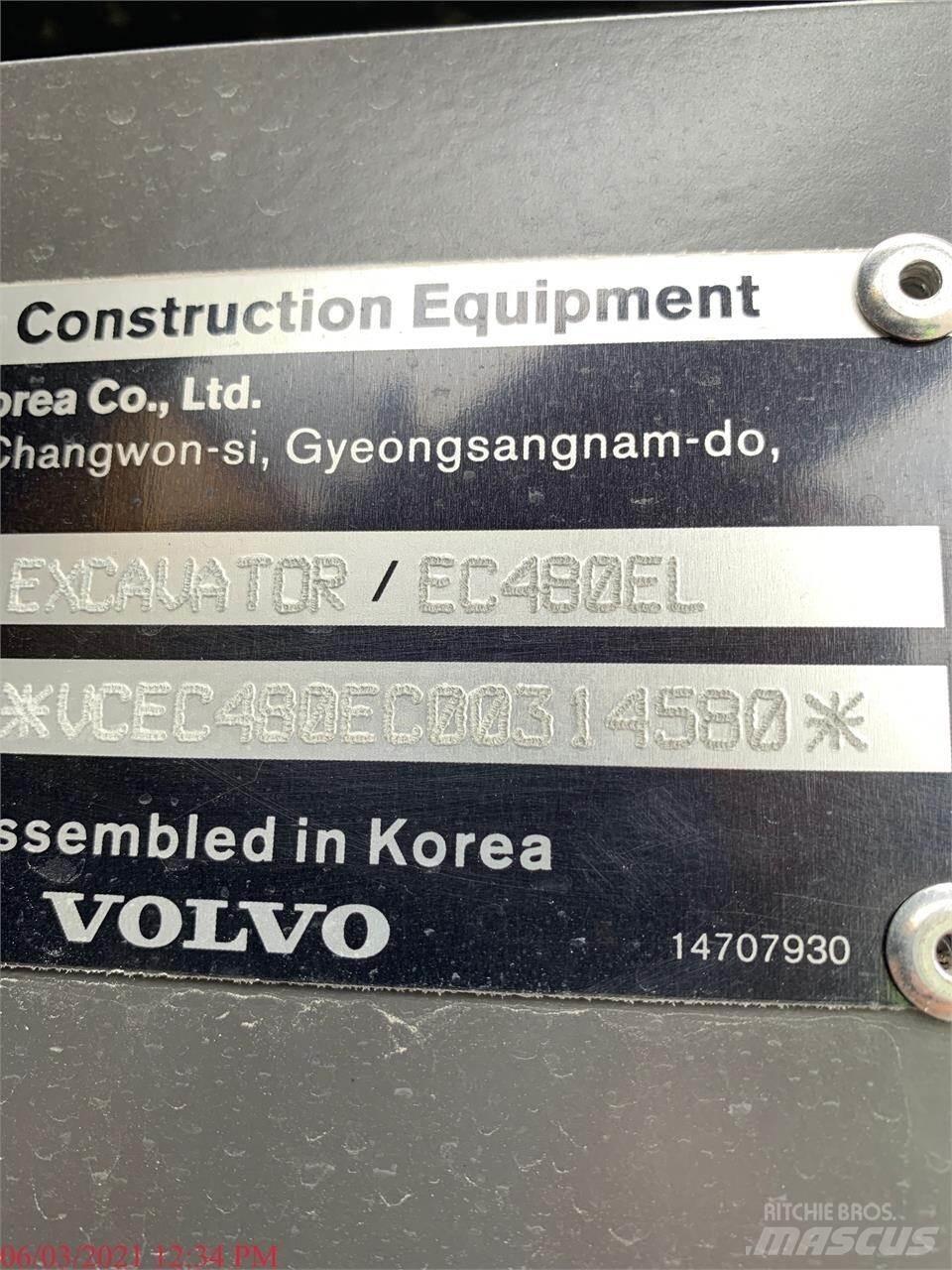 Volvo EC480EL Гусеничні екскаватори