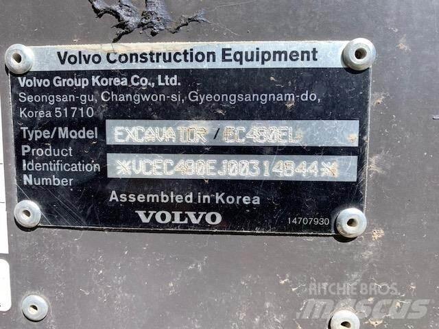 Volvo EC480EL Гусеничні екскаватори