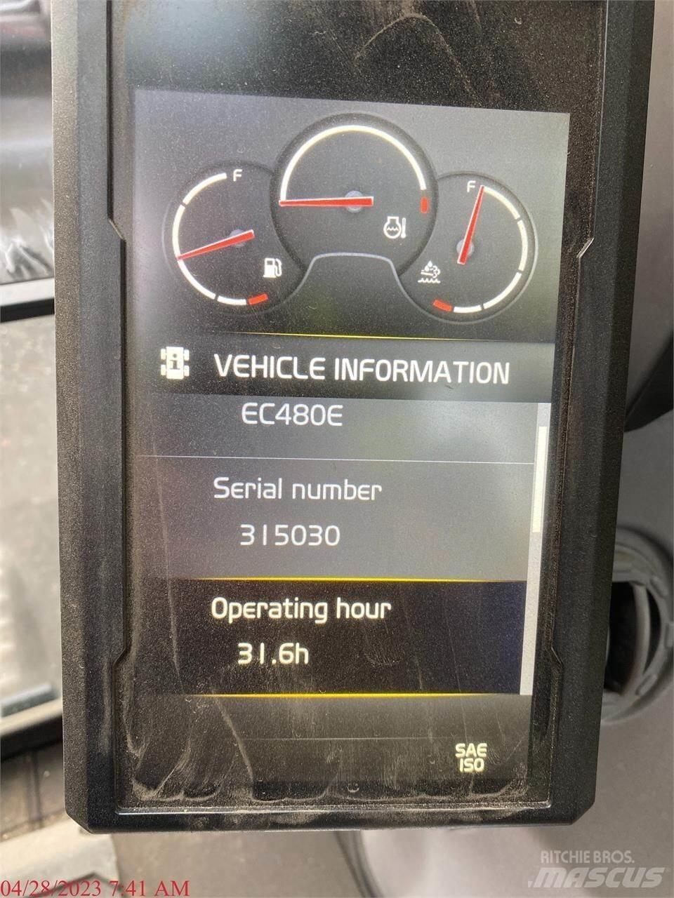 Volvo EC480EL Гусеничні екскаватори