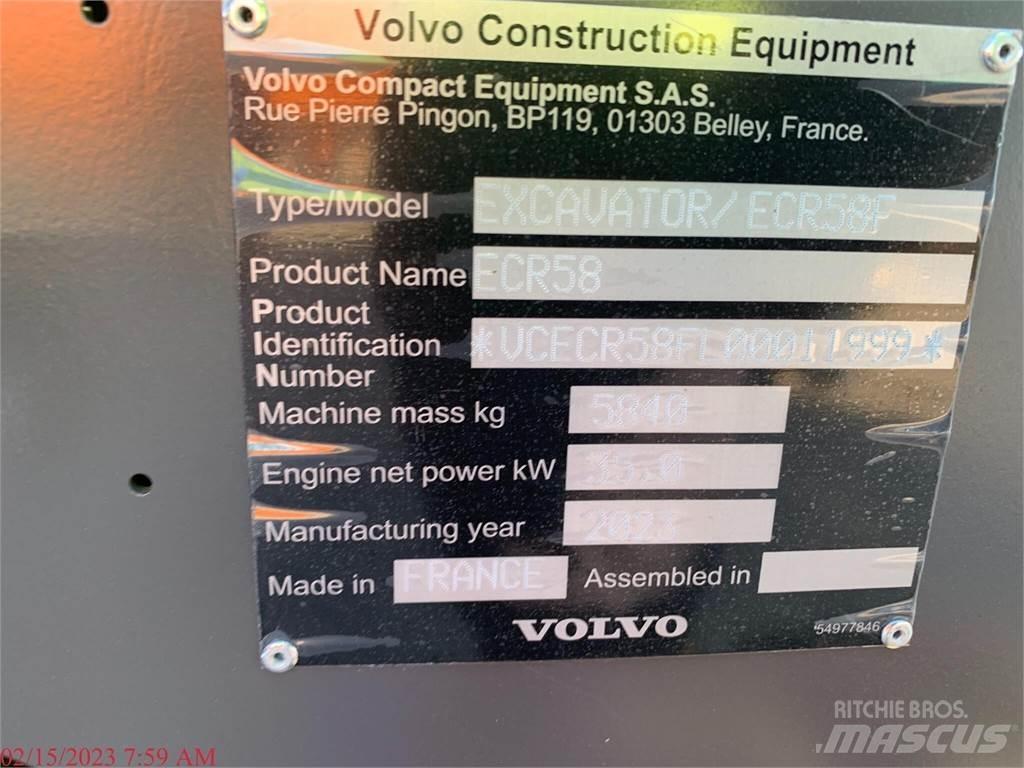 Volvo ECR58F Гусеничні екскаватори