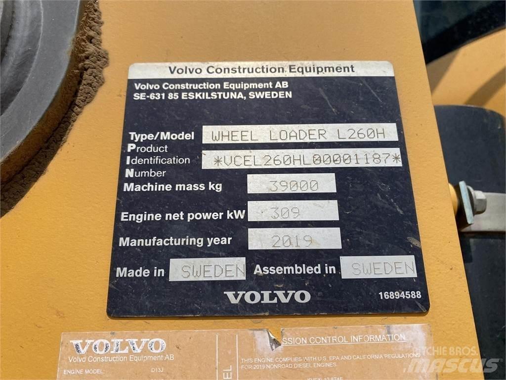Volvo L260H Фронтальні навантажувачі
