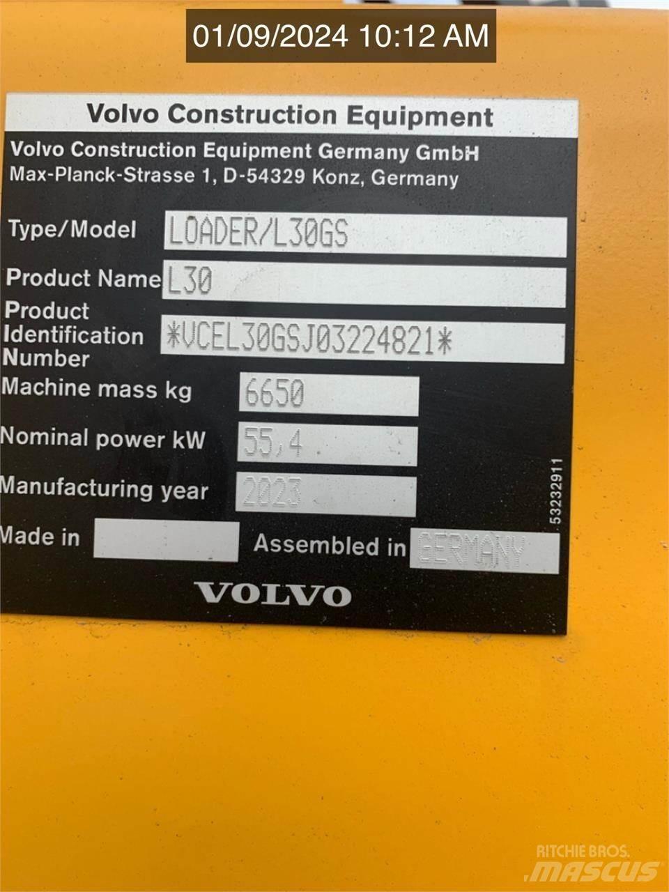 Volvo L30GS Фронтальні навантажувачі