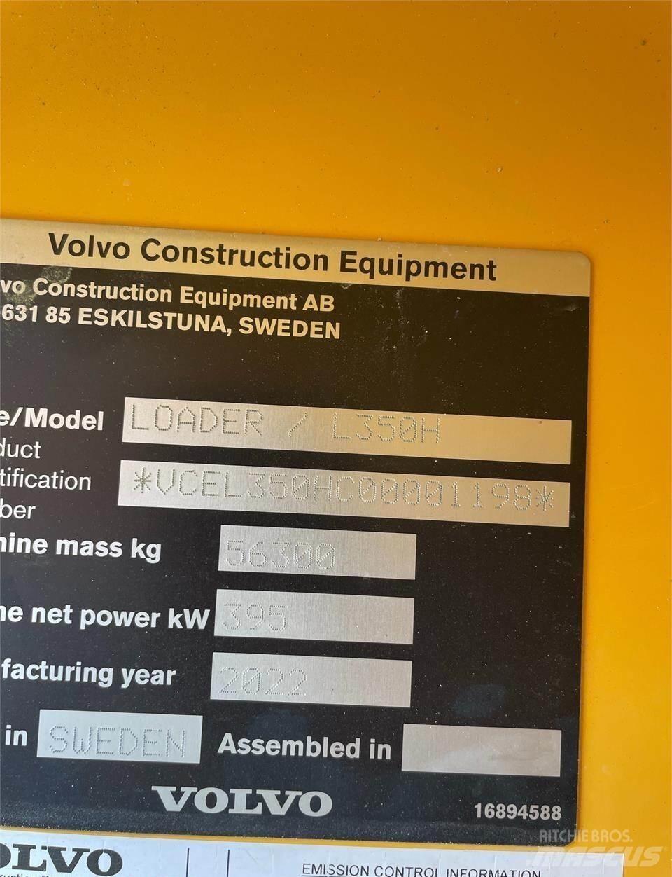 Volvo L350H Фронтальні навантажувачі
