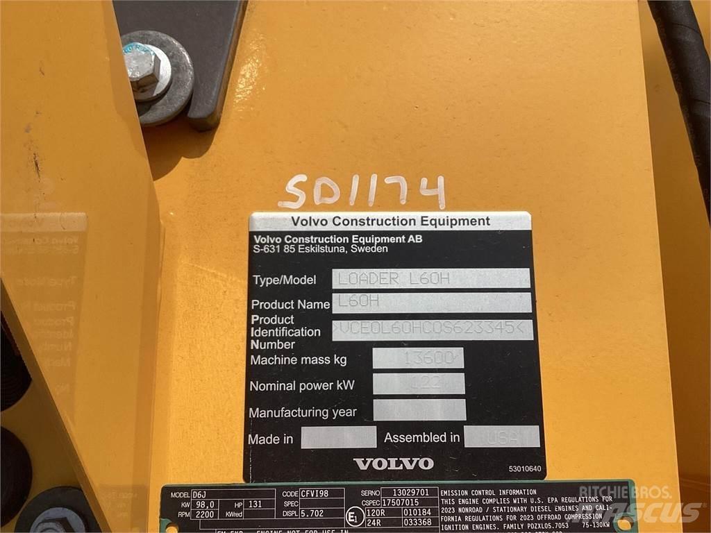 Volvo L60H Фронтальні навантажувачі