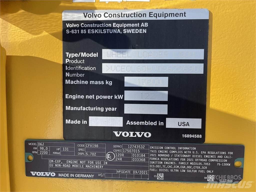 Volvo L60H Фронтальні навантажувачі