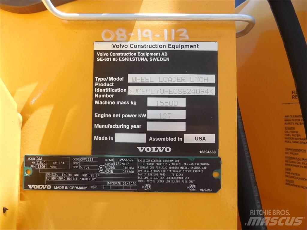 Volvo L70H Фронтальні навантажувачі