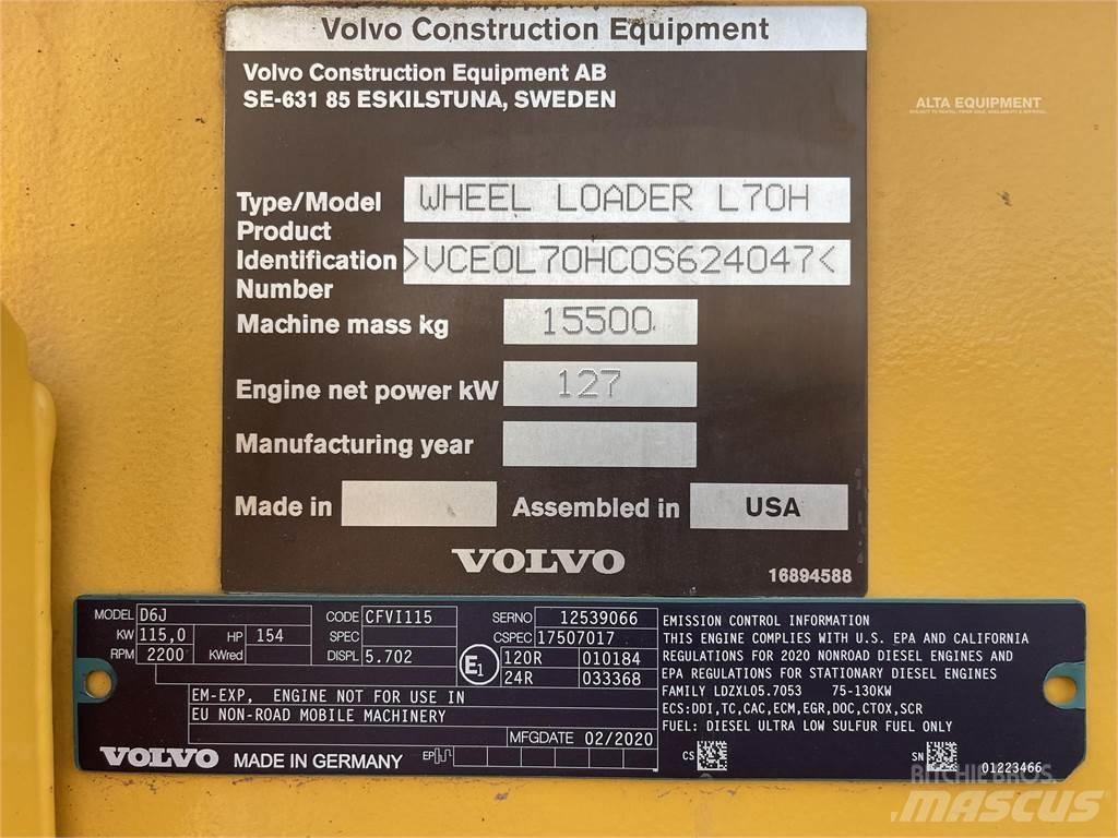 Volvo L70H Фронтальні навантажувачі