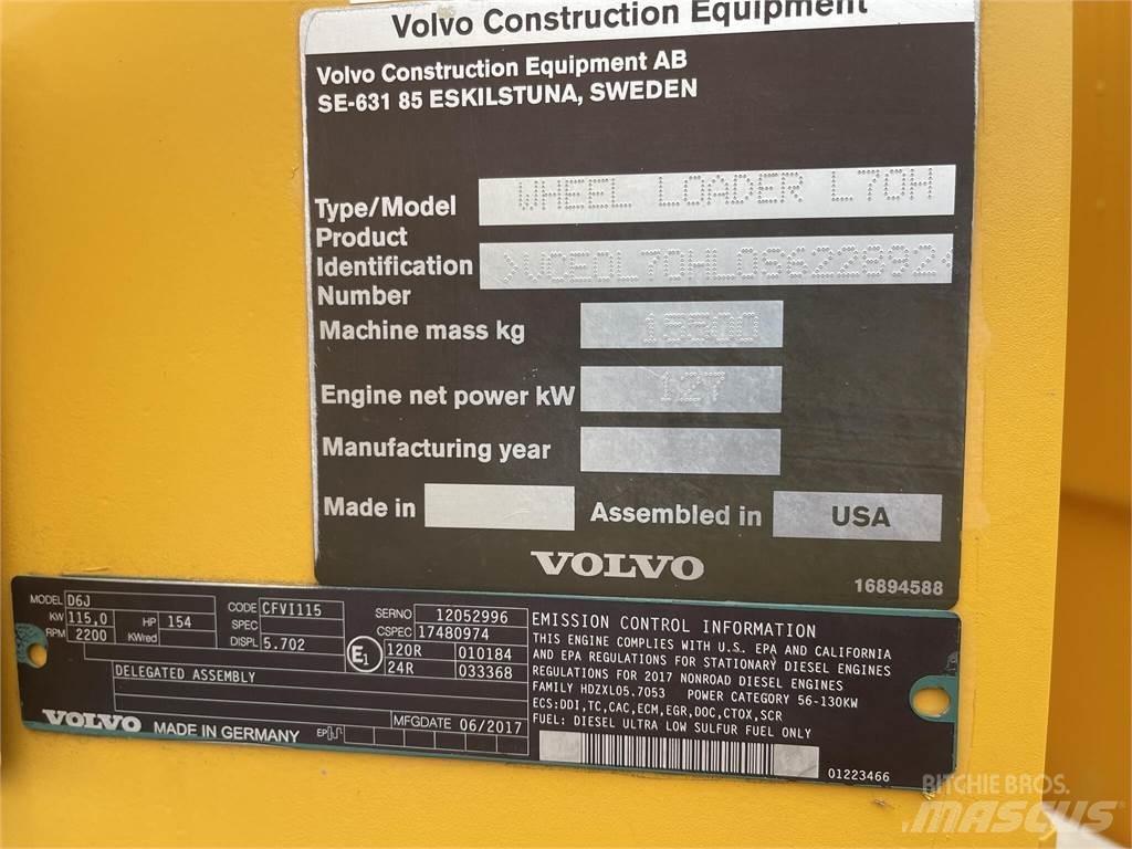 Volvo L70H Фронтальні навантажувачі