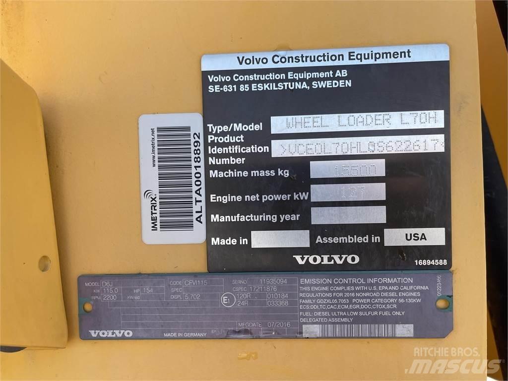 Volvo L70H Фронтальні навантажувачі