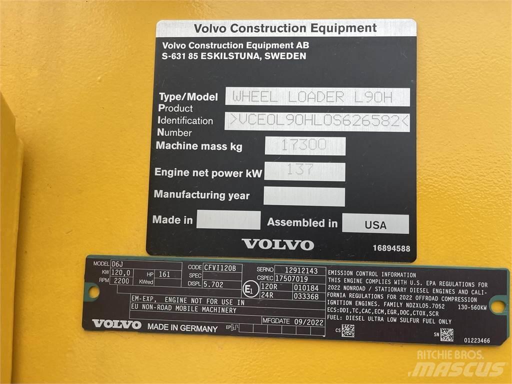 Volvo L90H Фронтальні навантажувачі
