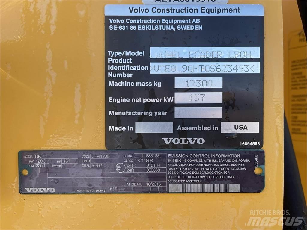 Volvo L90H Фронтальні навантажувачі
